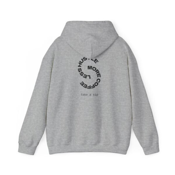 coffee hustle unisex hooded sweatshirt | cozy sweatshirt for coffee lovers | perfect gift for birthdays, holidays, and relaxation