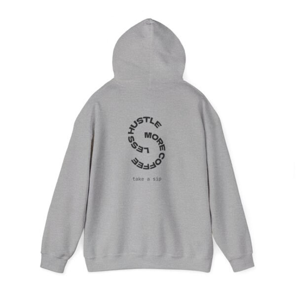 coffee hustle unisex hooded sweatshirt | cozy sweatshirt for coffee lovers | perfect gift for birthdays, holidays, and relaxation